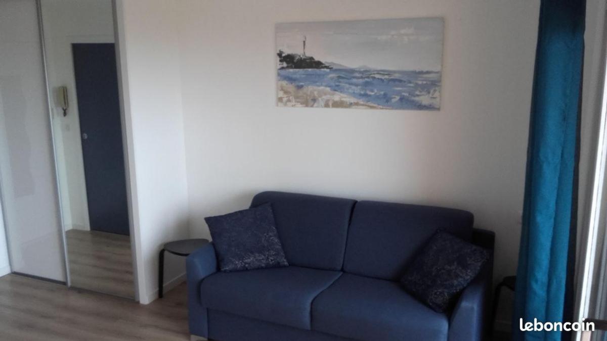 Anglet-Biarritz Studio Vue Mer - Terrasse + Garage Exterior foto